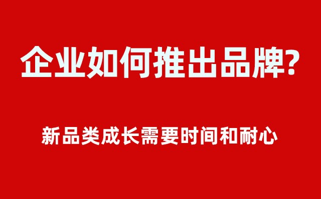 企業(yè)如何推出品牌？----- 新品類成長需要時間和耐心